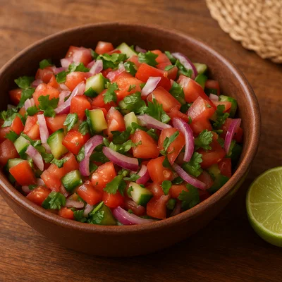 Kachumbari – Ostafrikanischer Tomaten-Gurken-Salat