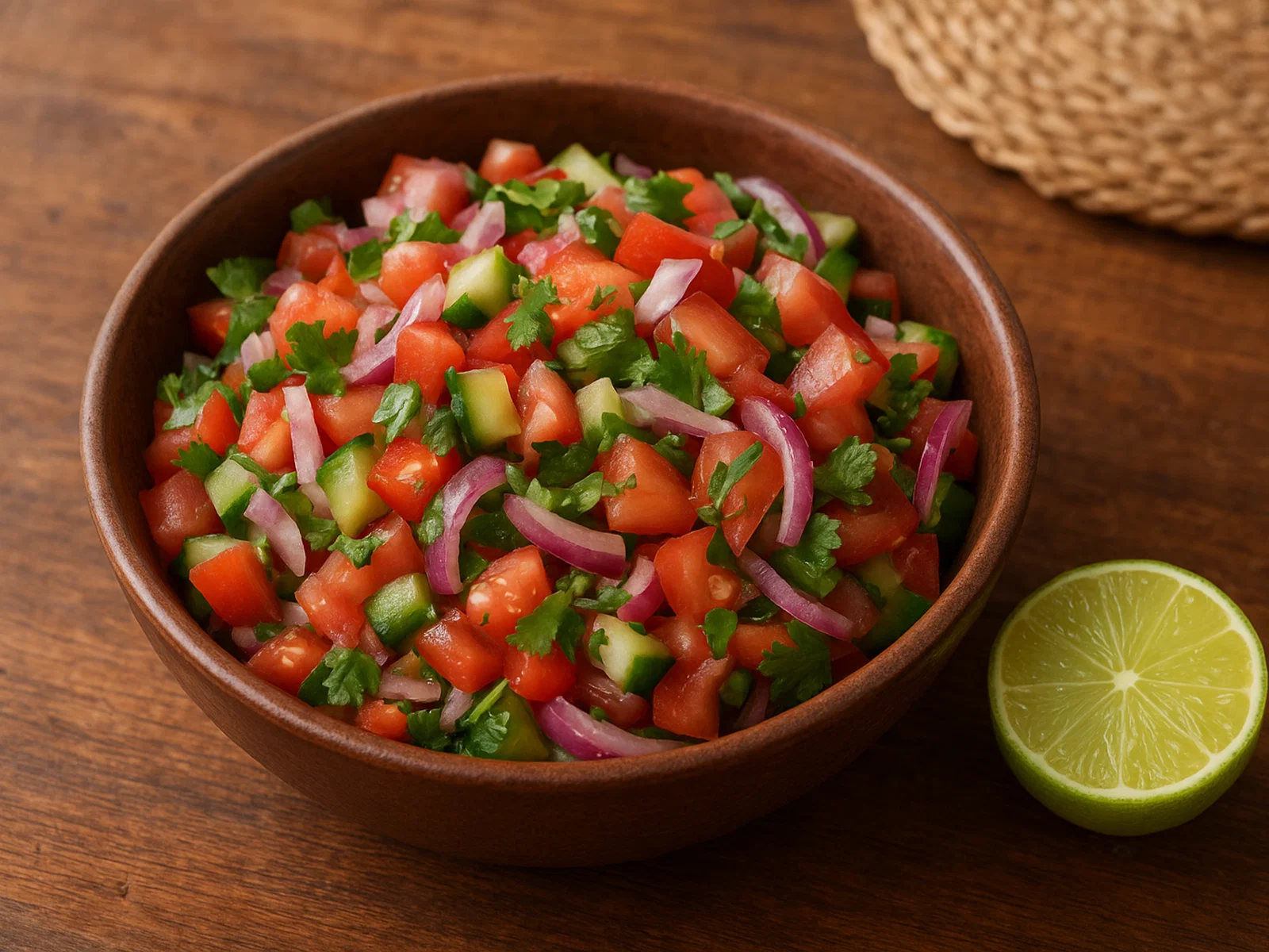 Kachumbari – Ostafrikanischer Tomaten-Gurken-Salat