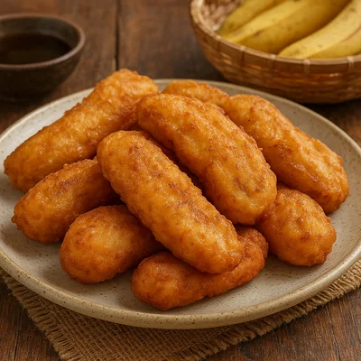 Pisang Goreng – Indonesische frittierte Bananen