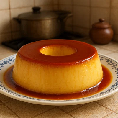 Venezolanisches Quesillo (Karamellpudding)