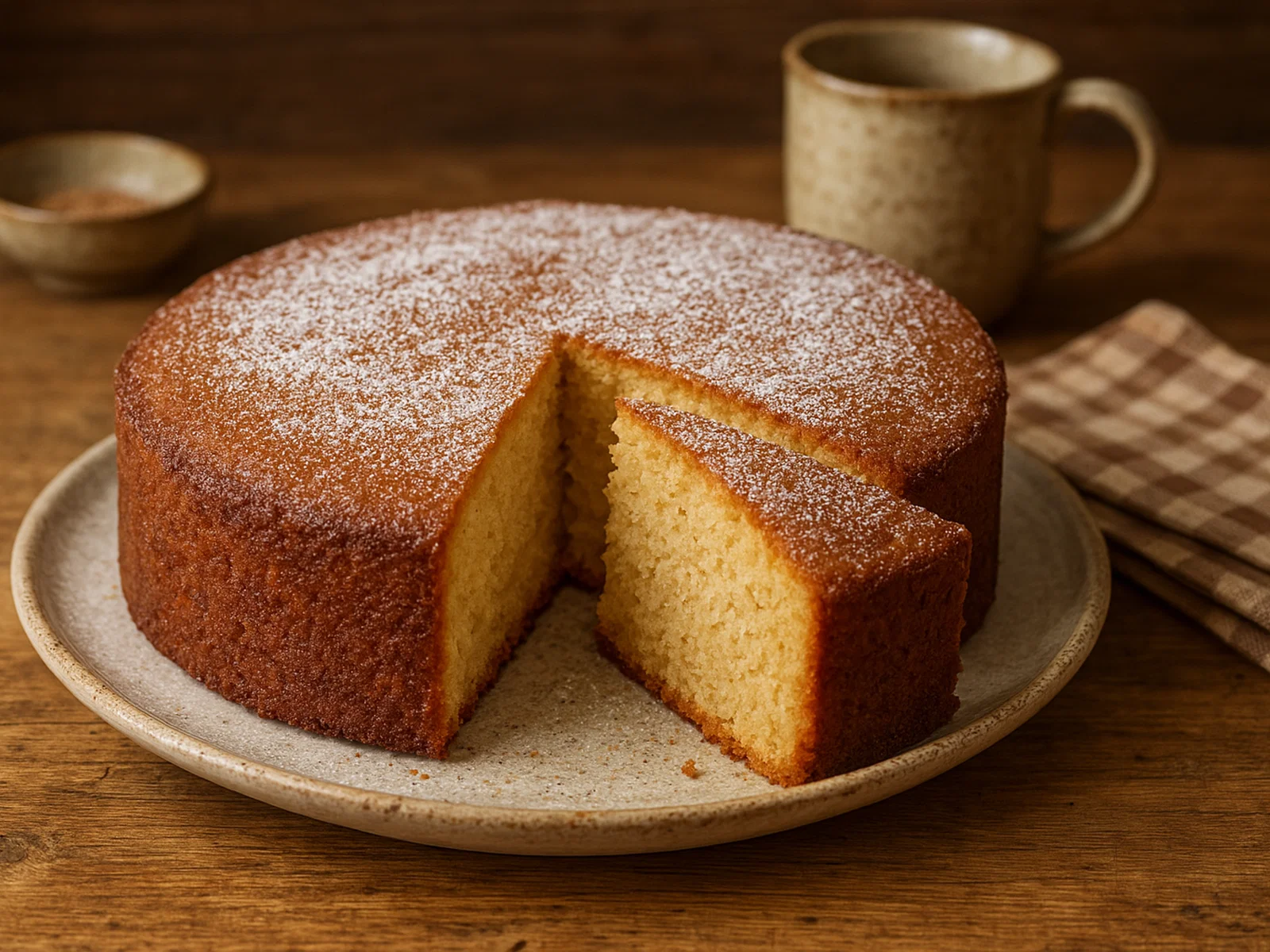 Saftiger Rumkuchen mit Vanille, Zitrone und Gewürzen
