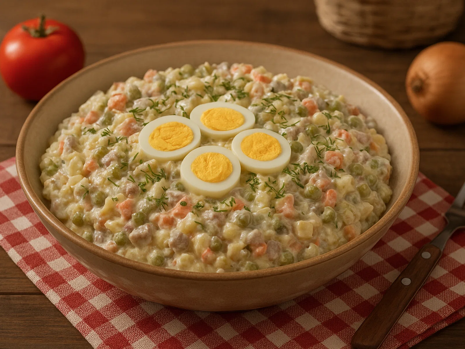 Salată de boeuf – Rumänischer Rindfleisch-Gemüsesalat