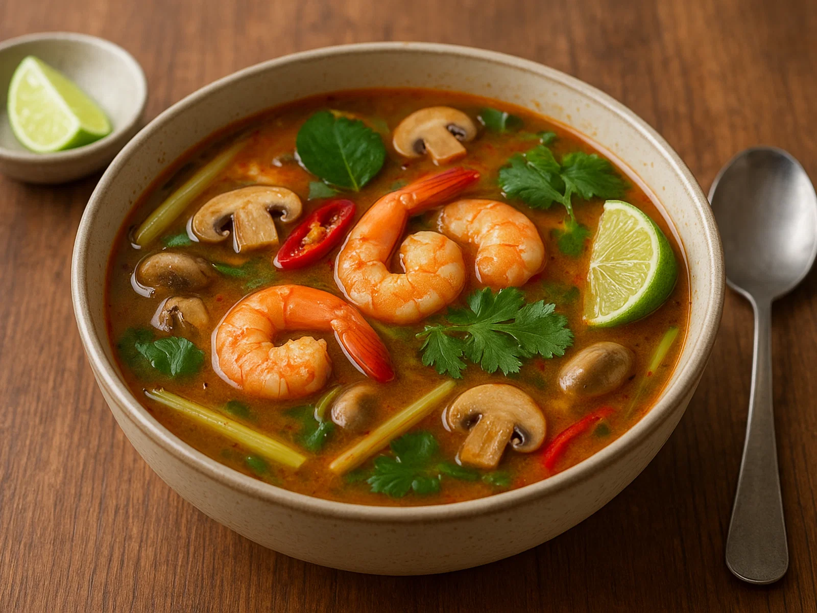 Tom Yum Goong – Scharfe Thailändische Garnelensuppe