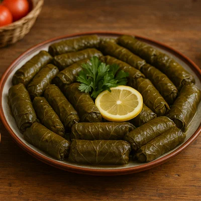 Warak Enab – Gefüllte Weinblätter mit Reis und Kräutern