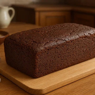 Isländisches Rúgbrauð (dunkles, saftiges Roggenbrot)