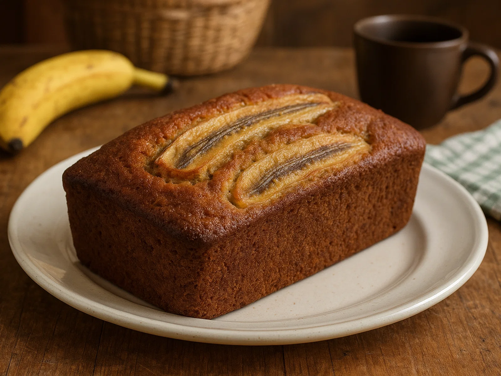 Saftiger Bolo de Banana mit Zimt
