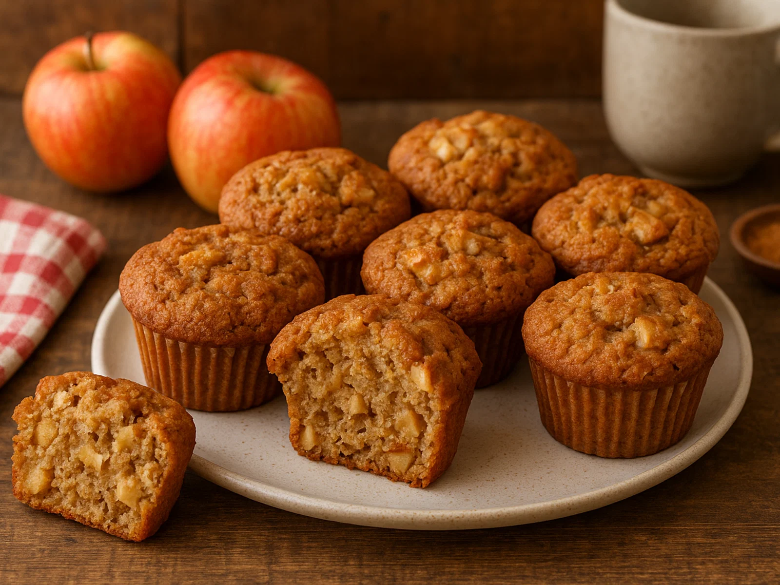 Glutenfreie Apfel-Zimt-Muffins