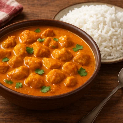 Hühnchen-Curry in Kokosmilch
