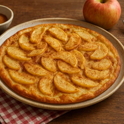 Fluffige Apfel-Zimt-Pfannkuchen