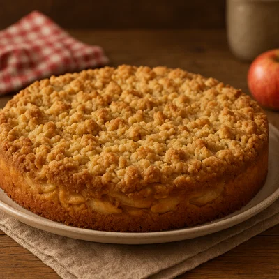Klassischer Apfelstreuselkuchen vom Blech