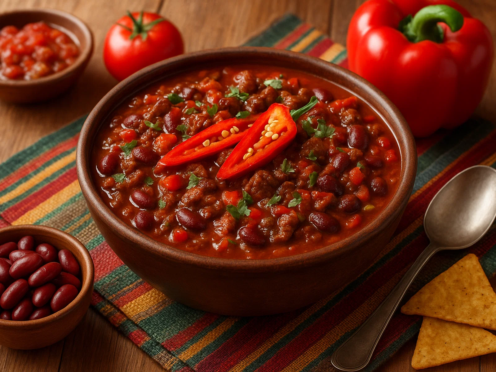 Authentisches Chili con Carne nach mexikanischer Art