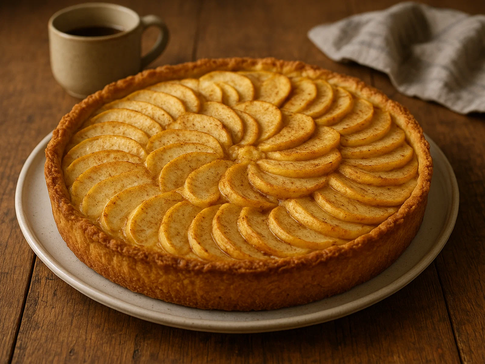 Klassischer Apfelkuchen mit Mürbeteig