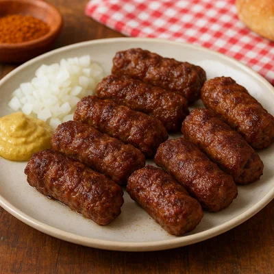 Rumänische Mici (Mititei) vom Grill