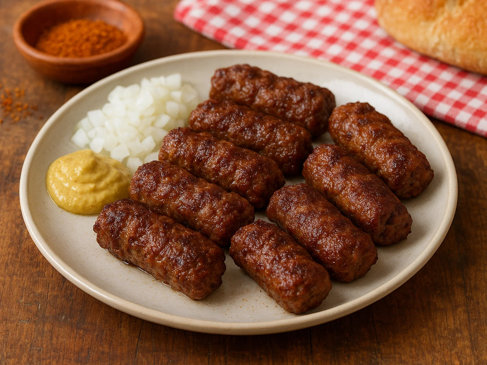 Rumänische Mici (Mititei) vom Grill