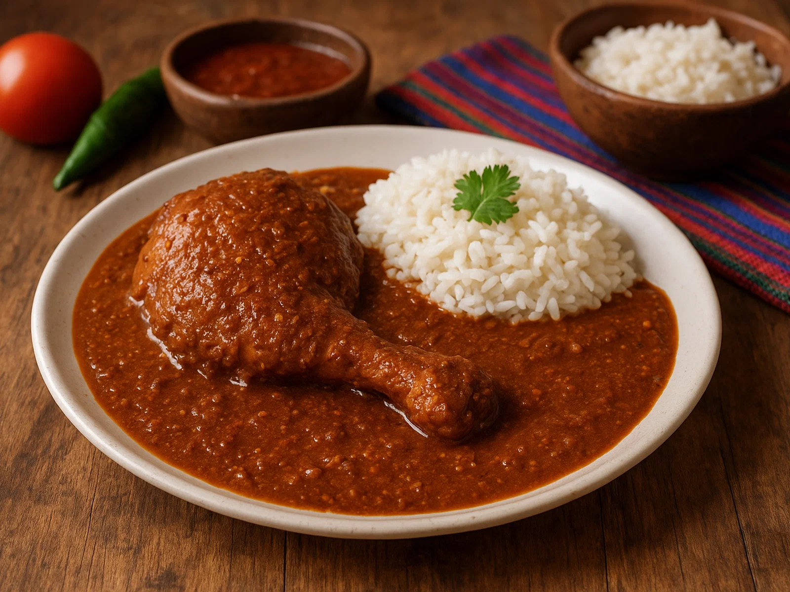Guatemaltekischer Huhn‑Pepián