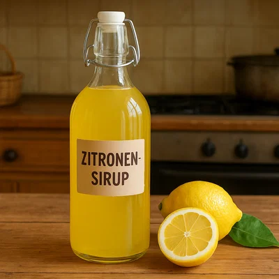 Hausgemachter Zitronen-Sirup