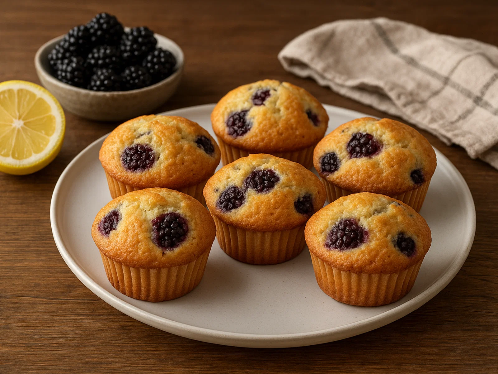Brombeer-Zitronen-Muffins