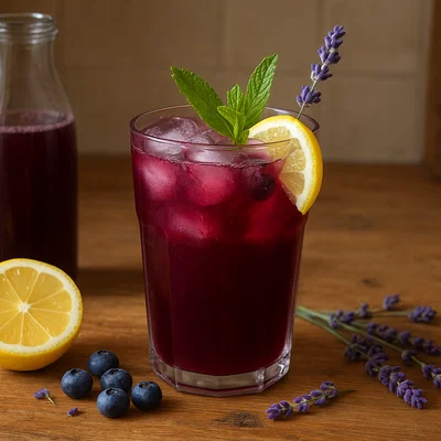 Lavendel-Heidelbeer-Limonade