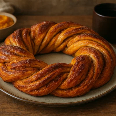 Kürbis-Zimt-Kringel