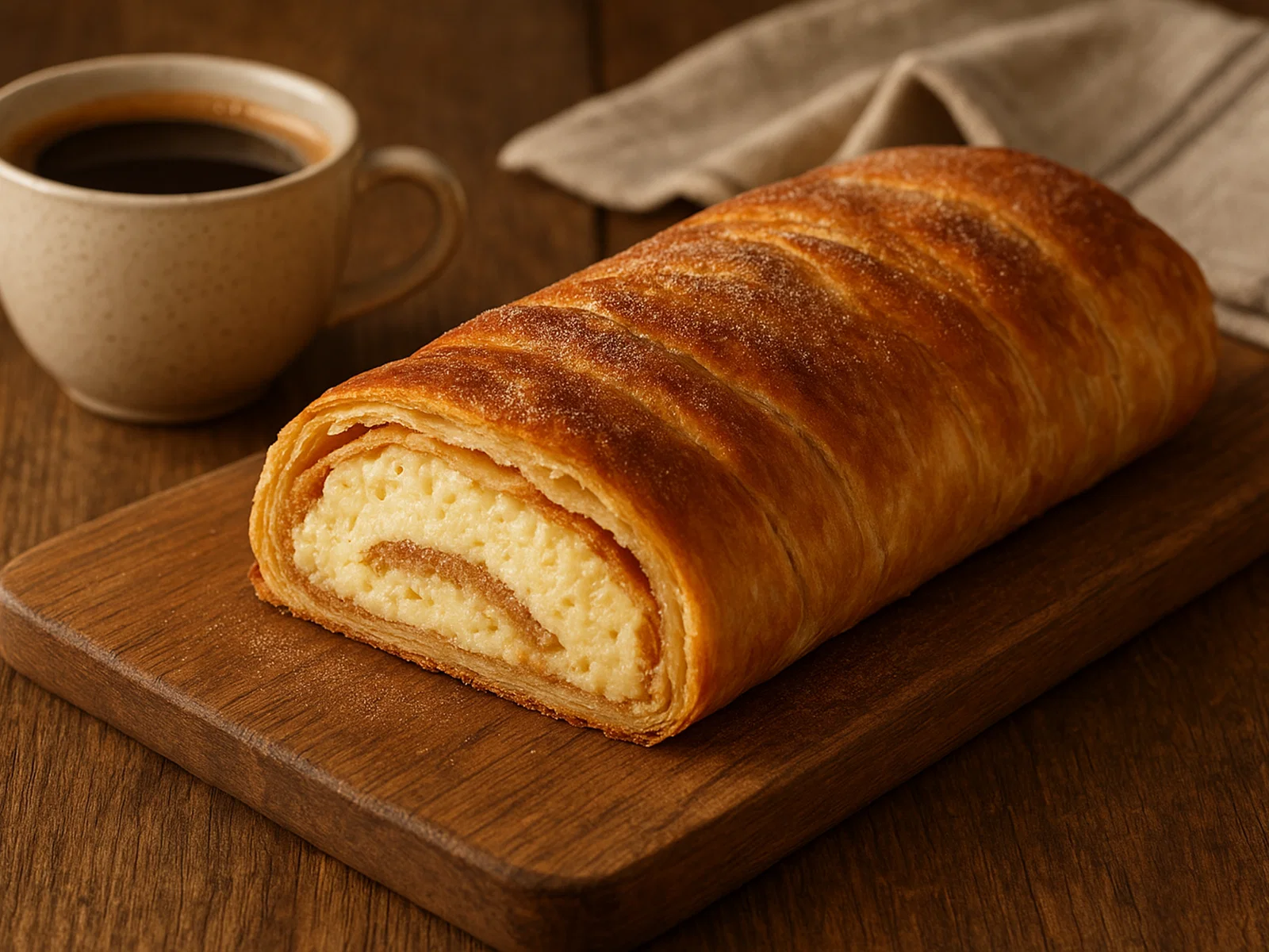 Käsekuchen-Zimtstrudel