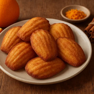 Orangen-Zimt-Madeleines