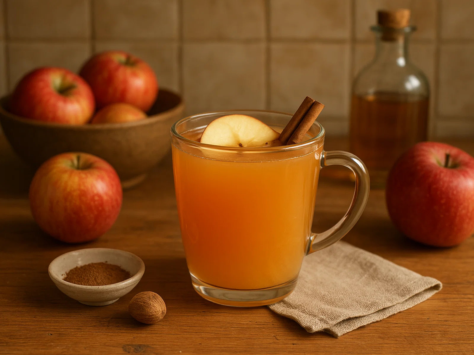 Apfel-Zimt-Punsch mit Calvados