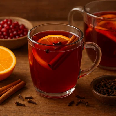 Alkoholfreier Granatapfel-Punsch