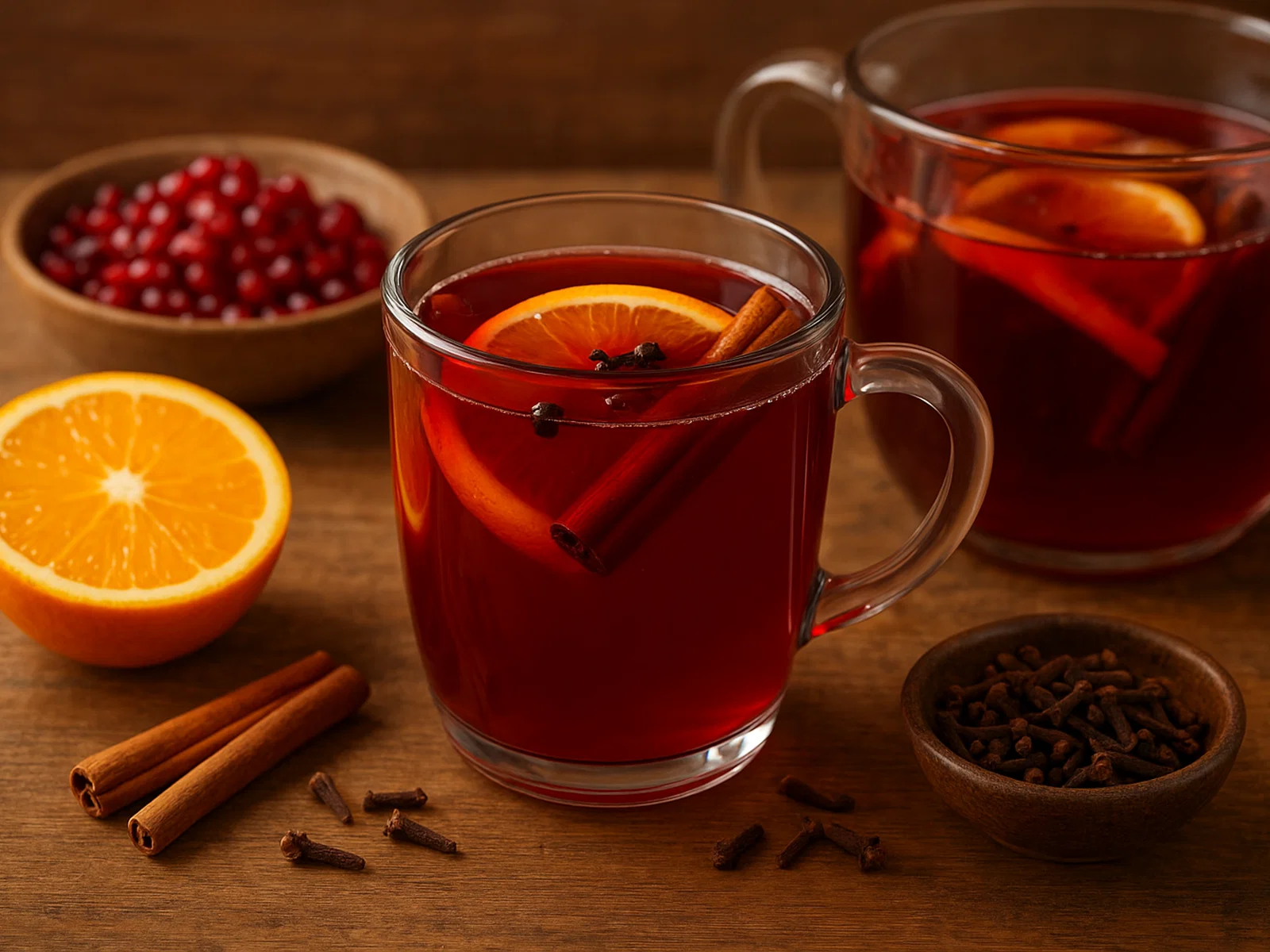 Alkoholfreier Granatapfel-Punsch