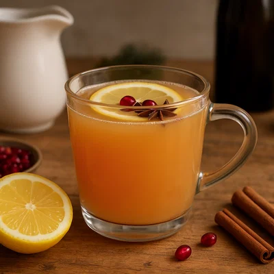 Champagnerpunsch mit Rosenwasser