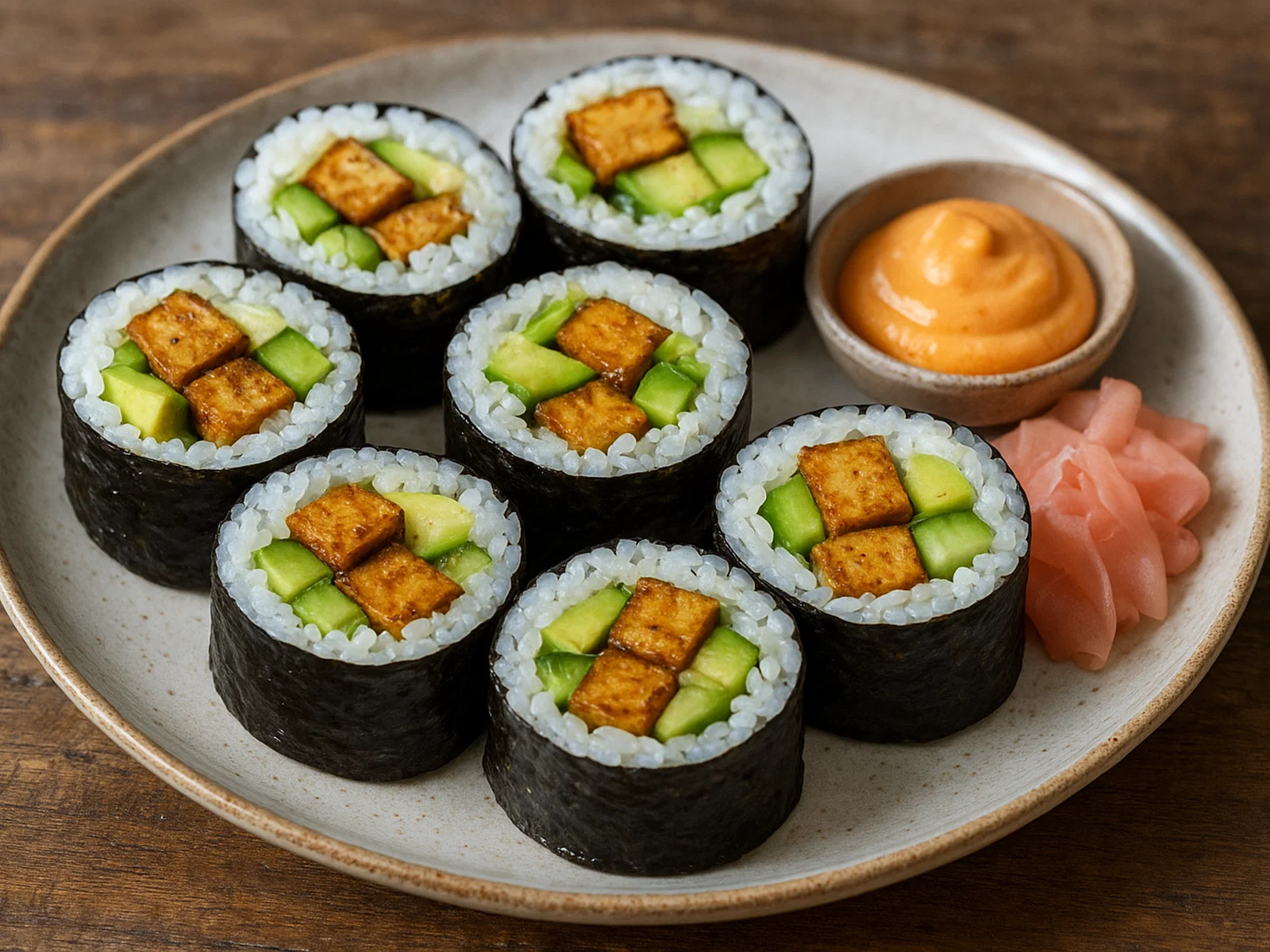 Würzige Tofu Maki