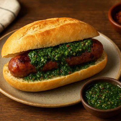 Choripán mit Chimichurri