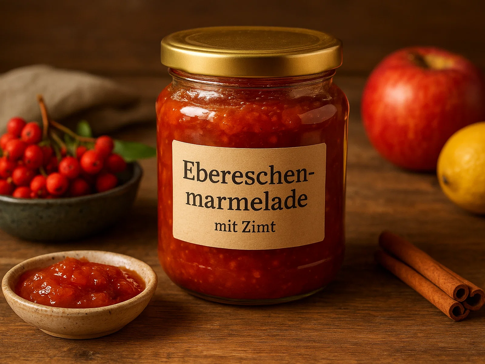 Ebereschenmarmelade mit Zimt