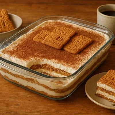 Spekulatius-Tiramisu mit Mascarpone und Kaffee