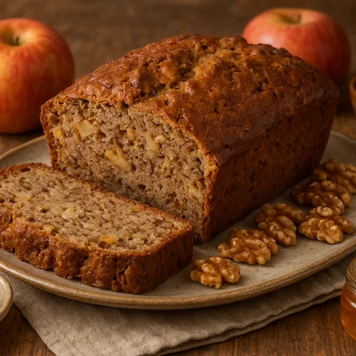 Saftiges Apfel-Walnuss-Brot mit Zimt