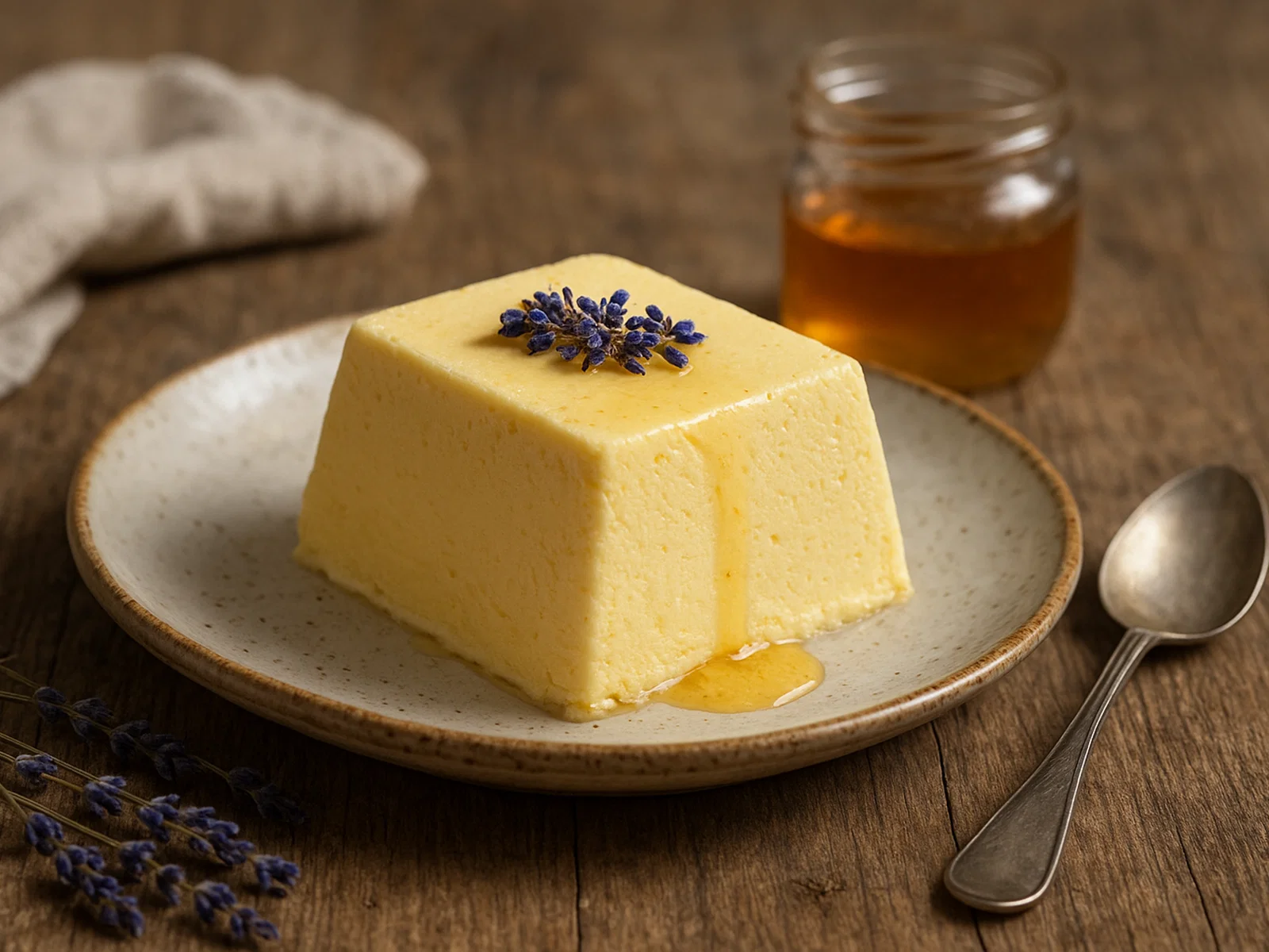 Lavendel-Honig-Parfait