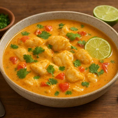 Fisch-Curry mit Kokosmilch