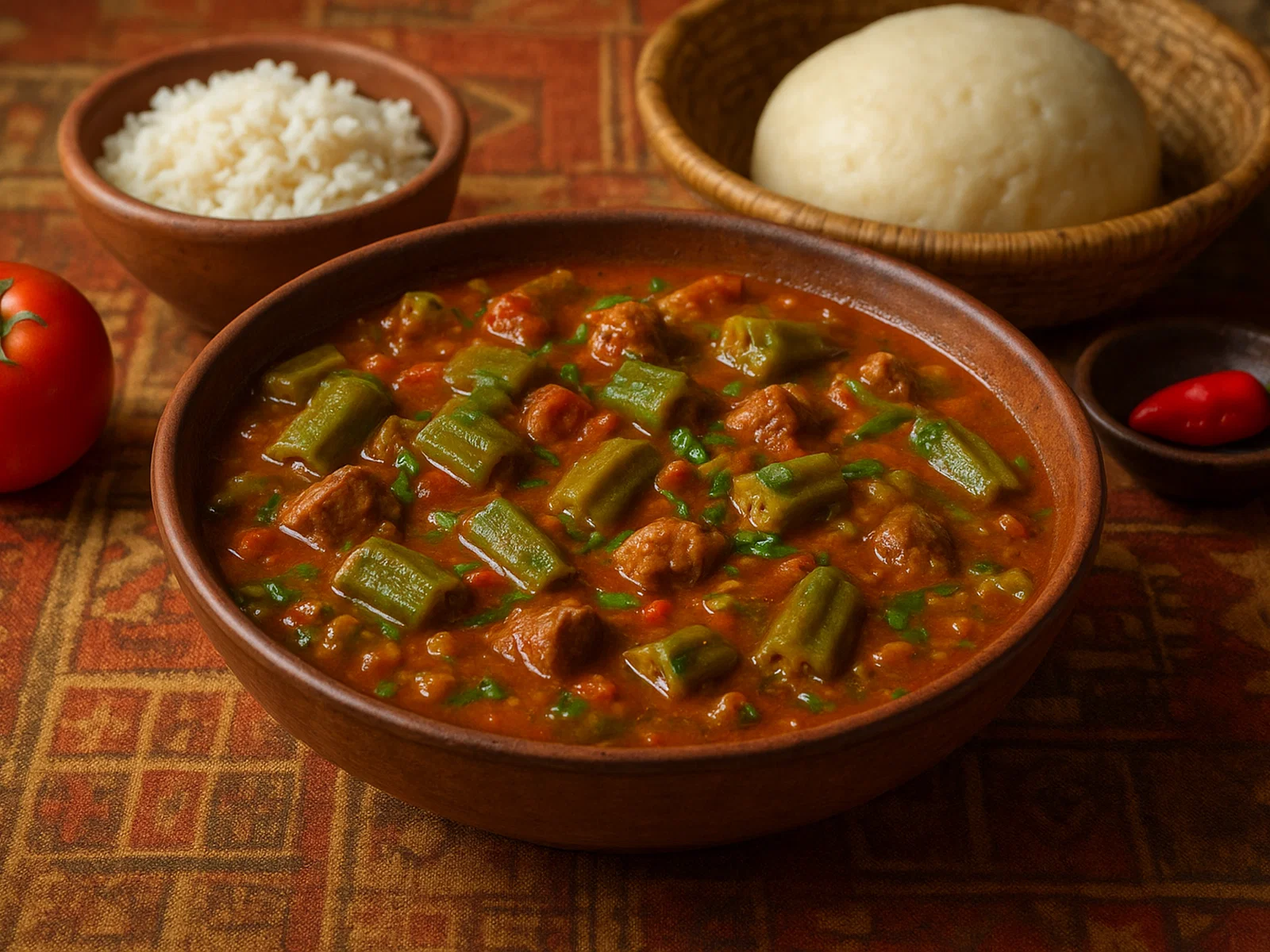 Dongo-Dongo (Zentralafrikanischer Okra-Eintopf)