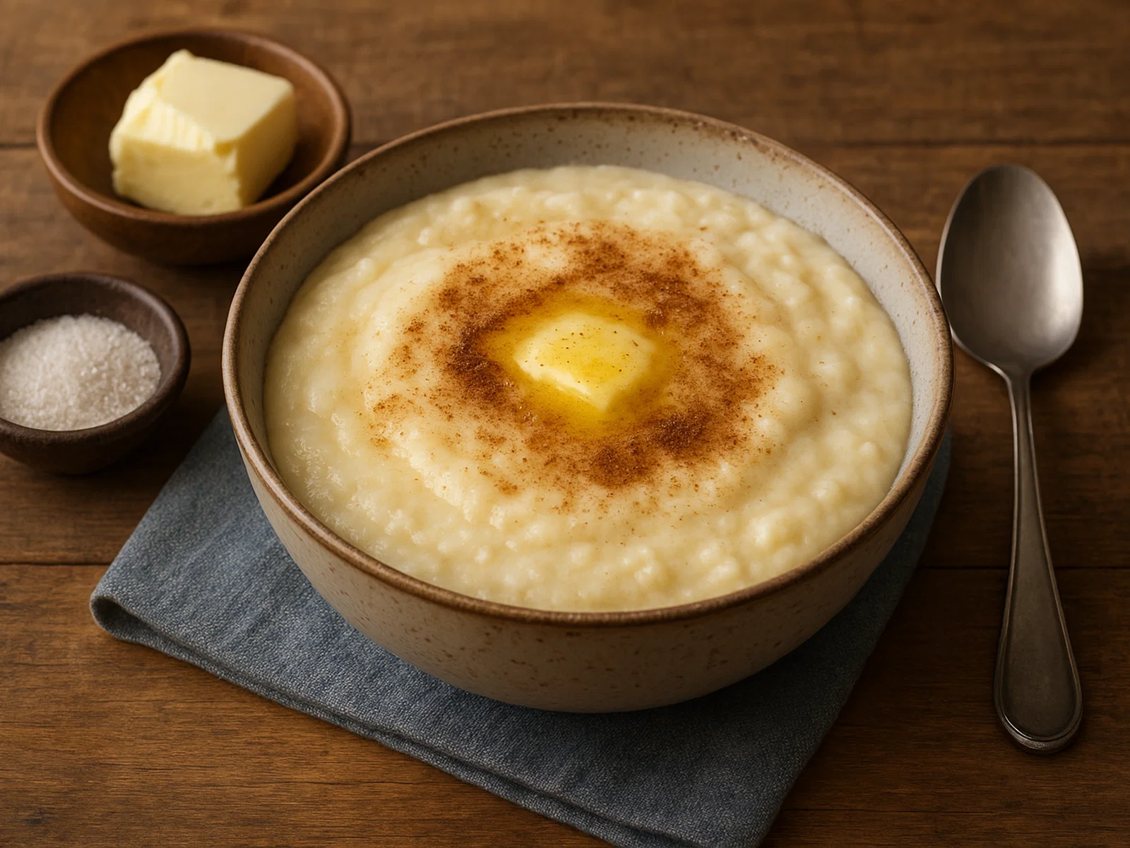 Norwegische Rømmegrøt (Sauerrahm-Grütze)