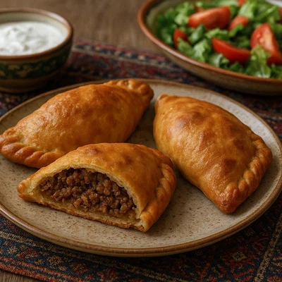 Ichlekli – turkmenische Fleischpasteten