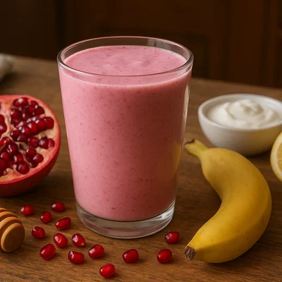 Cremiger Granatapfel-Smoothie