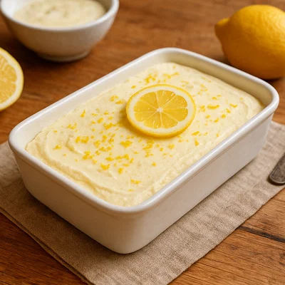 Cremiges Zitronen-Parfait