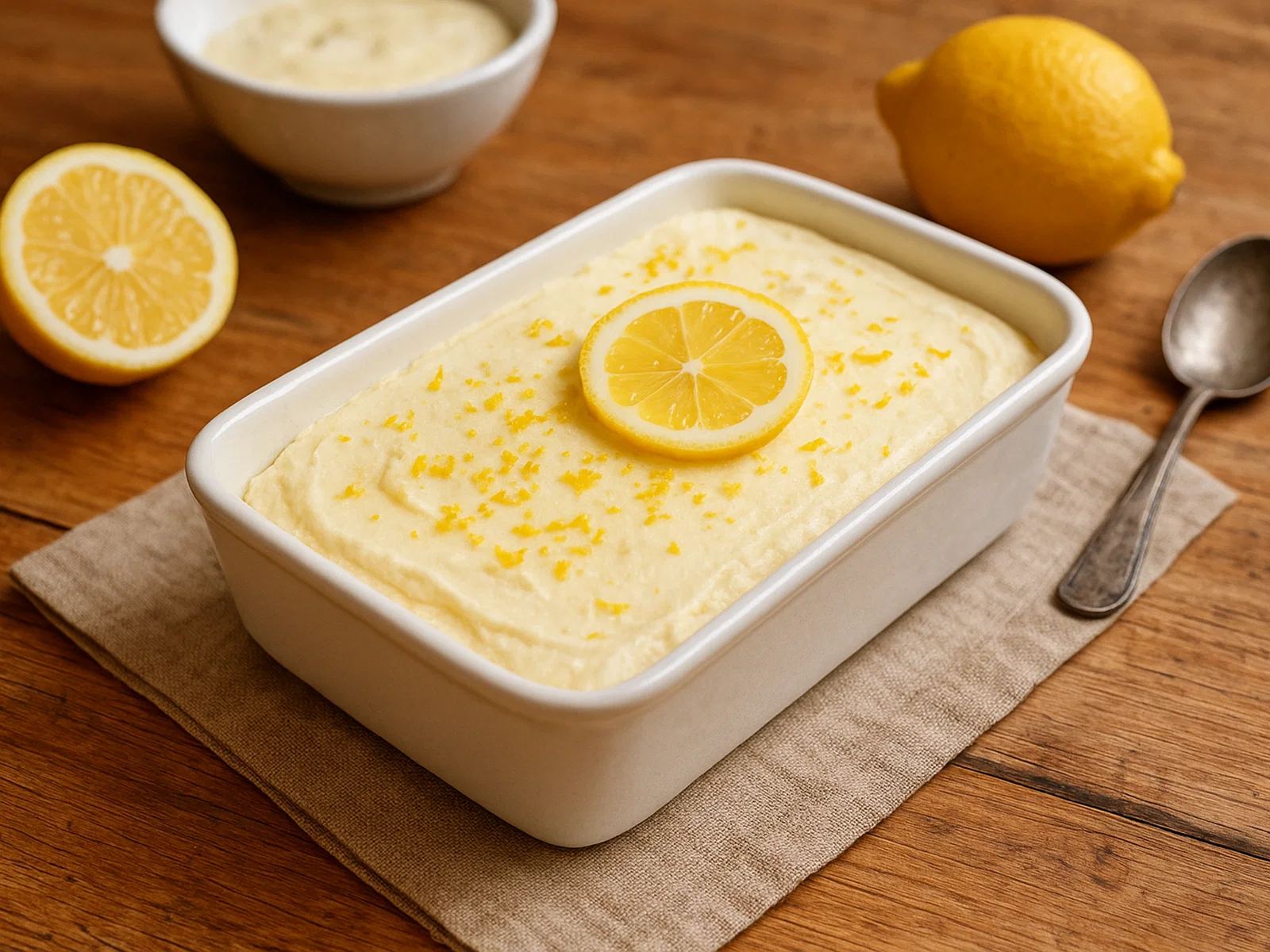 Cremiges Zitronen-Parfait