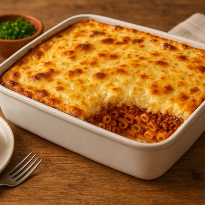 Makaronia tou Fournou (Griechischer Nudelauflauf Pastitsio)