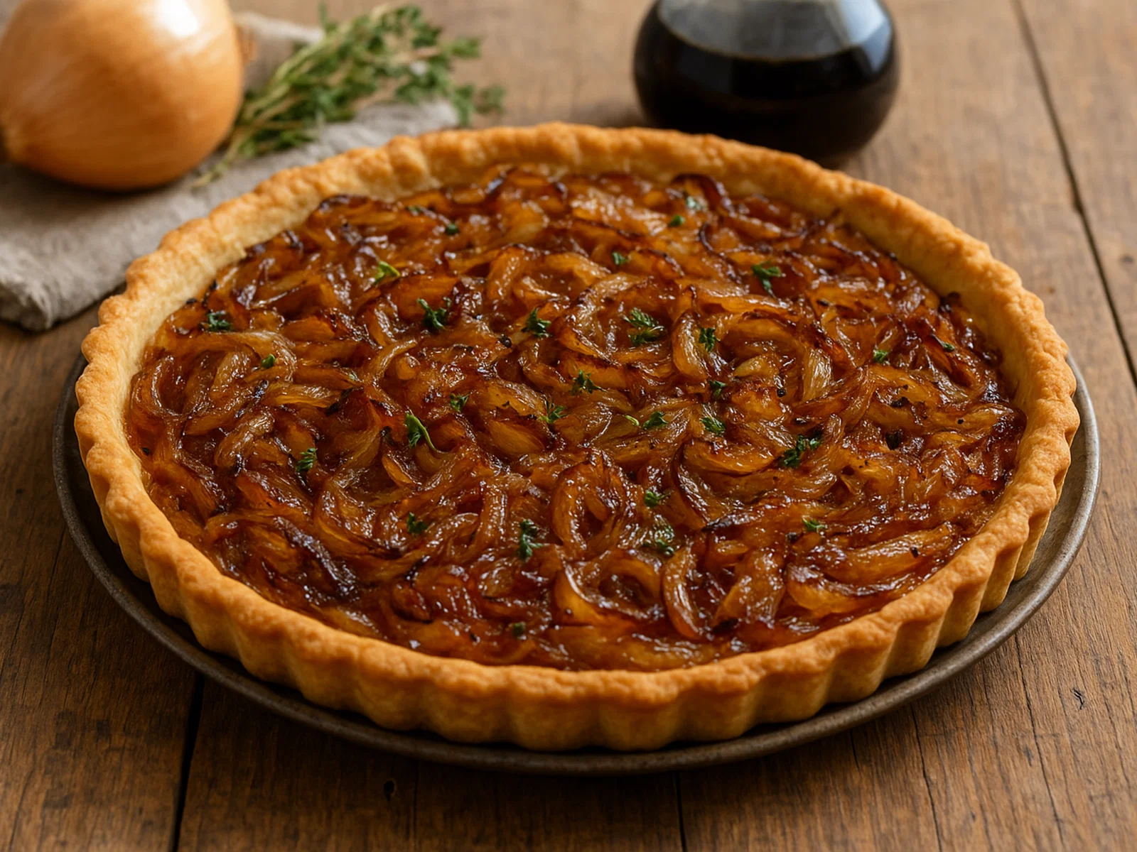 Karamellisierte Zwiebel-Tartes
