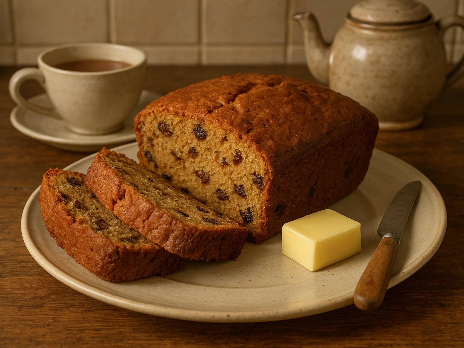 Manx Bonnag – traditioneller Gewürztee-Kuchen von der Isle of Man
