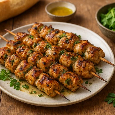 Brochettes de Poulet – französische Hähnchenspieße vom Grill