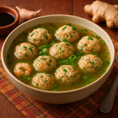 Mauritian Boulettes in duftiger Brühe