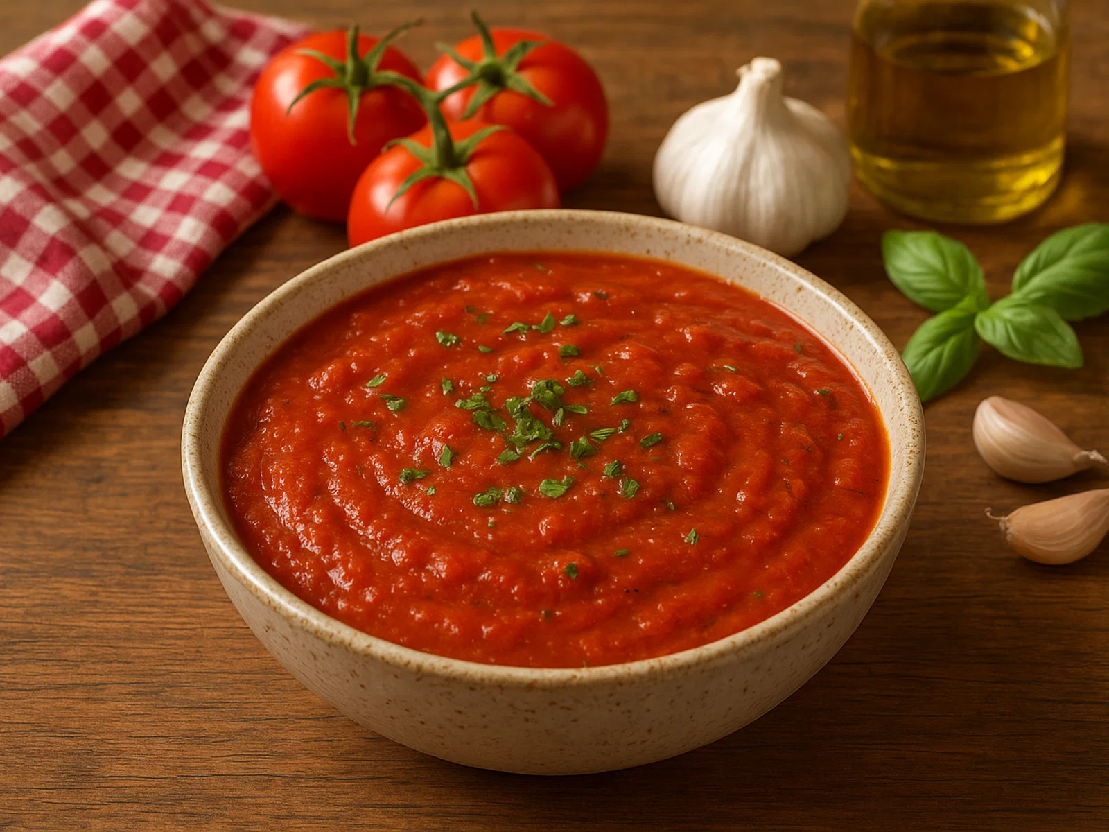 Klassische italienische Tomatensauce (Molho de Tomate)
