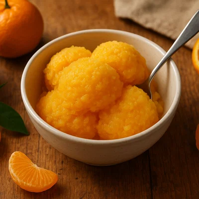 Mandarinen-Orangen-Sorbet