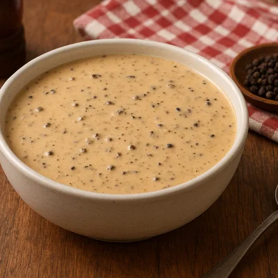 Klassische französische Sauce au Poivre